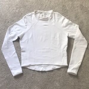 Lululemon long-sleeved cropped crew